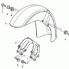 VT750C Переднее крыло