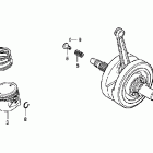 CRF100F Crankshaft @ piston (crf100f)