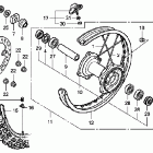 CRF450X Заднее колесо