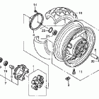 ST1300 Заднее колесо