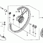 CRF150F Переднее колесо