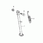 CRF80F Подножка