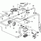 VTX1300R Адсорбер, системы улавливания паров топлива