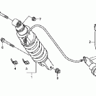 ST1300 Задний амортизатор