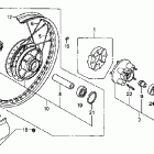 CMX250C Заднее колесо