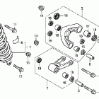 CRF230L Задний амортизатор