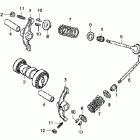 CRF50F Распредвал и клапана