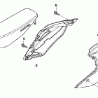 CRF450X Сиденье и обшивка боковая