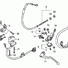 CBR1000RA Рычаги ,переключатели ,троса