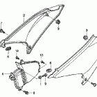 CRF150F Side cover ('06-'08)