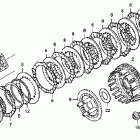 VT750C Сцепление