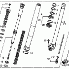 CRF250R Передняя вилка