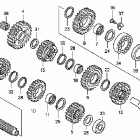 CRF450R Трансмиссия