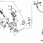 CRF230F Главный тормозной цилиндр - передний