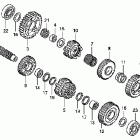 VTX1300R Трансмиссия