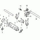 CRF80F Вилка переключения передач