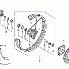 CRF230L Переднее колесо