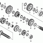 CRF150RB Трансмиссия