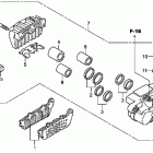 ST1300PA Задний суппорт тормозной