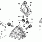 GL1800 Rear combination light ('06-)
