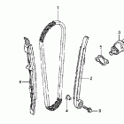 CRF450R Цепь,натяжитель