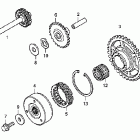 CBR1000RA Муфта стартера