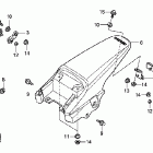 CRF80F Заднее крыло