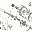 CBR1000RA Коленвал,поршни