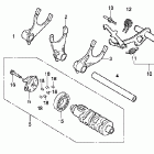 VT750C2F Вилка переключения передач