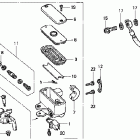 GL1800 Главный тормозной цилиндр - передний