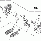 ST1300 Задний суппорт тормозной