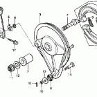 CMX250C Задний тормоз