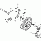 CRF50F Задний тормоз