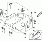 CBR1000RA Кожух бака