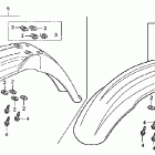 CRF450R Переднее крыло
