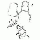 VTX1800F2 Backrest adjust chrome with pad (5 position)