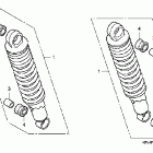 CB250 Задний амортизатор
