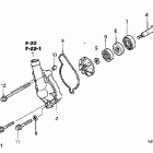 CRF450R Водяной насос
