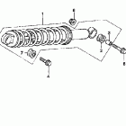 CRF70F Задний амортизатор