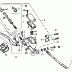 CRF450R Главный тормозной цилиндр - передний