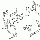 VTX1800F2 Saddlebag mount brackets
