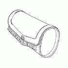 VTX1800F2 Pouch fr leather (fringed)