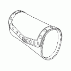 VTX1800F2 Pouch fr leather (studded)