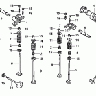 VTX1800R2 Распредвал и клапана