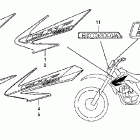 CRF450X Наклейки