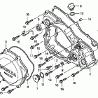 CRF450R Крышка картера правая
