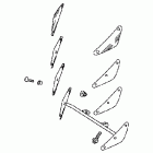 VTX1800F2 Windshield blvd mount kit (smooth)