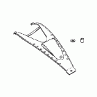 VTX1300C Leather tank belt (studded)