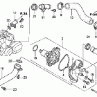 VTX1800N3 Водяной насос