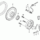 CB250 Муфта стартера